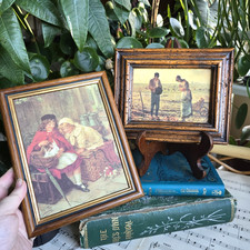 Vintage wooden framed