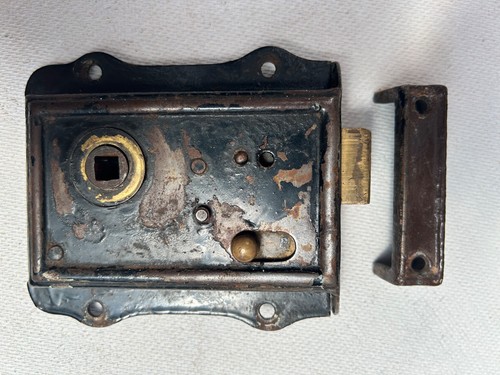 1930s bathroom rim lock - wc,
