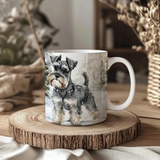 Schnauzer Winter Snow Forest