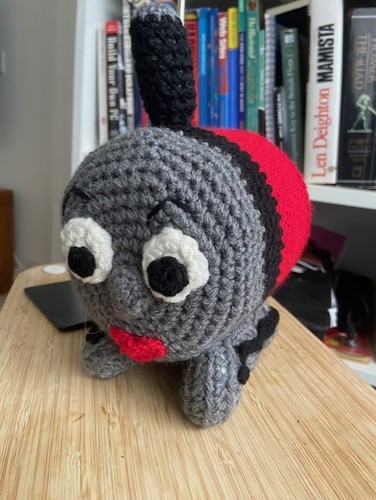 Crochet hand train toilet - crochet,