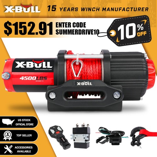 Bull 12v electric winch - electric,