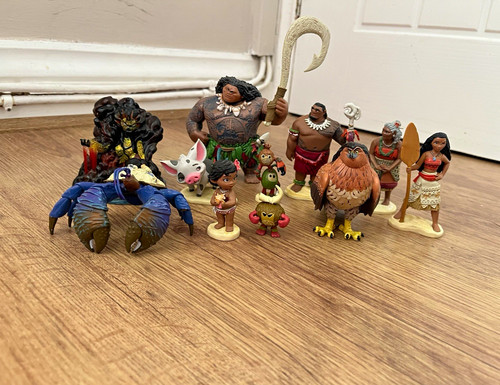 Disney moana figurines set - disney,