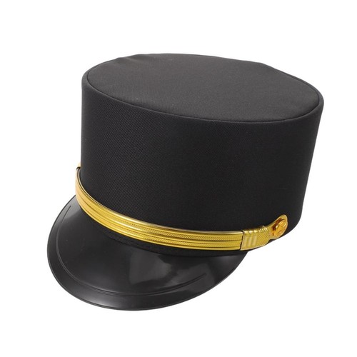Retro black railroad engineer - retro,