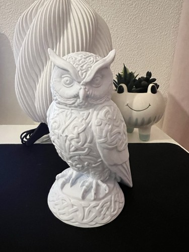Celtic owl sculpture - celtic,