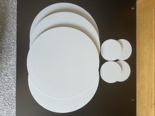 Set grey circular - set,