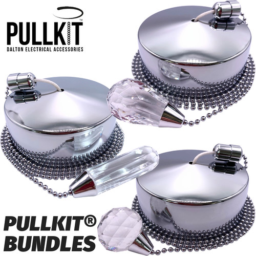 Chrome bathroom pull cord - chrome,
