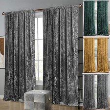 Luxury Crushed Velvet Curtains