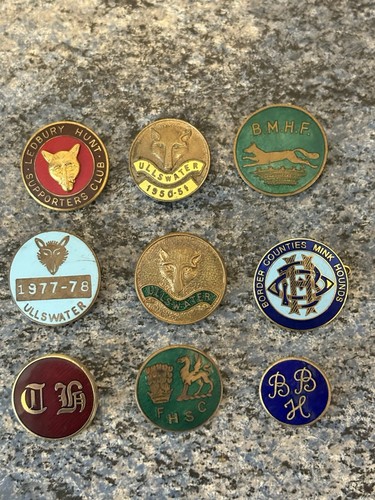 Hunt badges joblot - hunt, x9