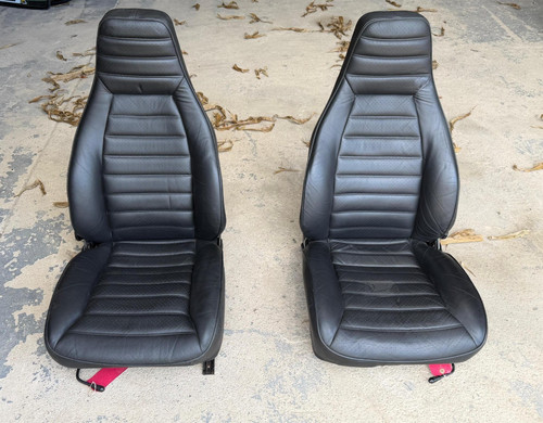 Original black front seats - , for