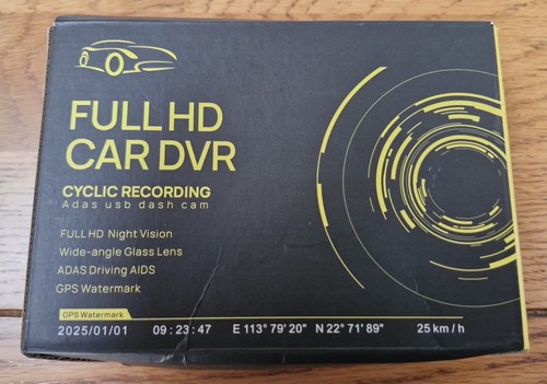 Full night vision dash cam - night,