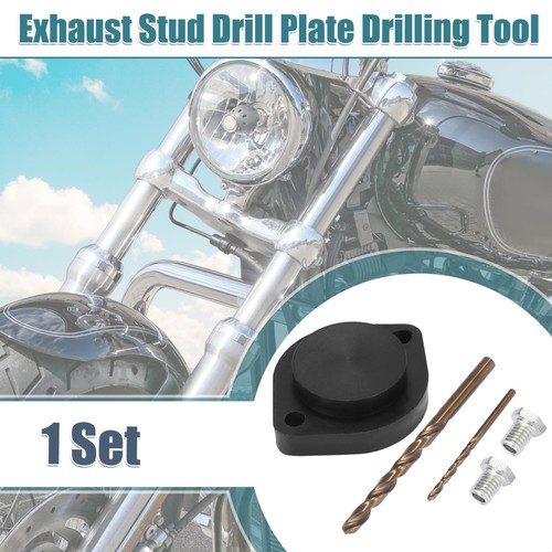 Set exhaust stud drill plate - set,