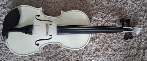 Full size white violin - white, –