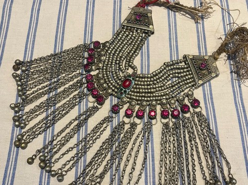 Antique afghan necklace - antique,