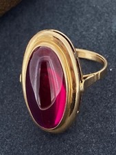 Synthetic Ruby Handmade Ring