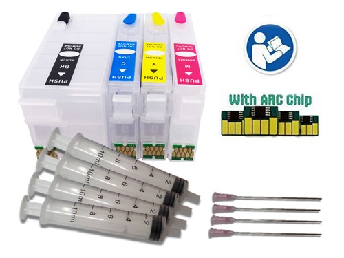 Refillable ink cartridge fits - ,