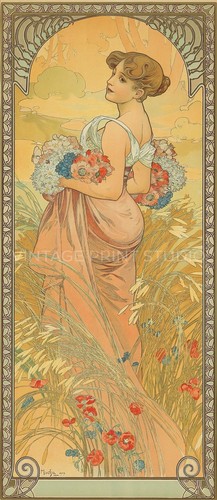 Summer 1900 alphonse mucha - 1900,