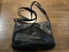 Gigi Blue Leather Shoulder Handbag