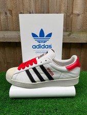 VINTAGE ADIDAS SUPERSTAR OG X RUN DMC HIP HOP BREAK DANCING RARE 2020 UK11 LOOK!