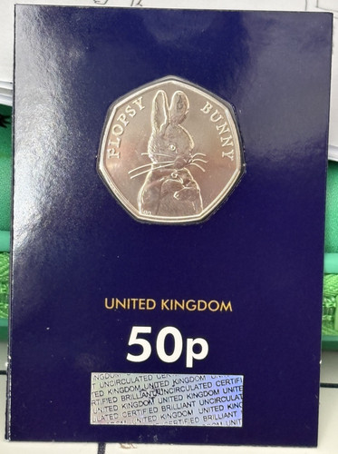 2018 flopsy bunny 50p - 2018,