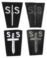 No. 2 Commando Cap Badge WW2 Bullion & Embroidered British SS Army SAS SBS WWII