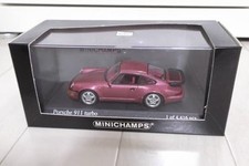 1/43 Porsche 911 Turbo Red Metallic 1990 Minichamps