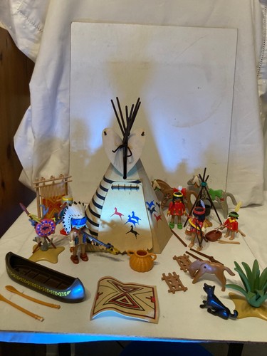 Vintage native american camp - native,
