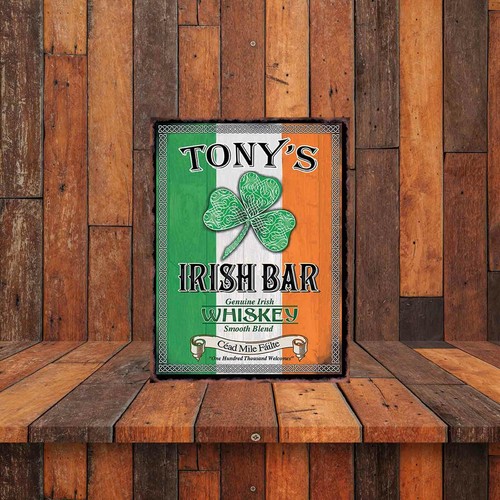 Irish bar theme personalised - bar,