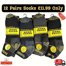 12 Pairs Mens Trainer Quarter