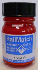 RailMatch 305 Buffer Beam Red (400 Signal Red was also Used) Enamel New 15ml Jar