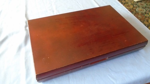Mahogany cutlery box wood - mahogany,