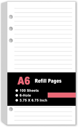 Lined paper refill ring - lined,