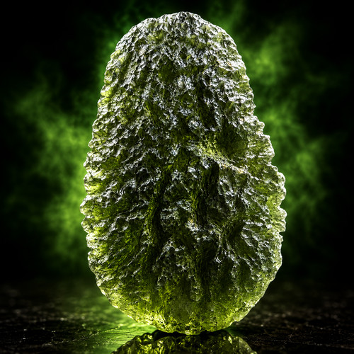 Rare moldavite tektite czech - moldavite,