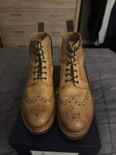 Herring Tan Brogue’s With Commando Soles (SIZE UK  10)