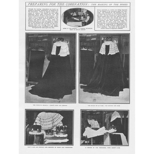 Making the robes for - robes,