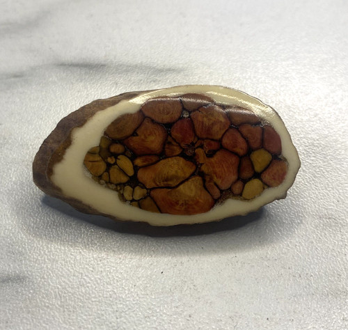 Scottish heathergem brooch - heathergem,
