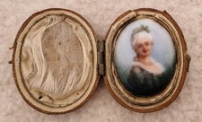 ANTIQUE MINIATURE PORTRAIT ON