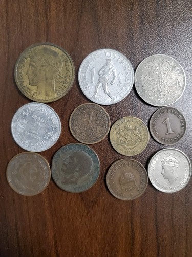 Old world foreign coin lot - lot, of
