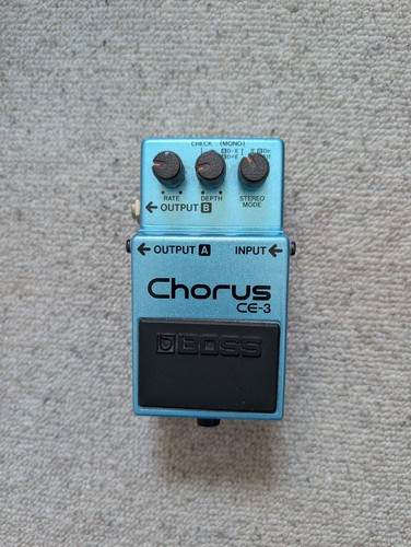 Boss chorus green - green, label