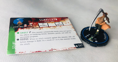 Horrorclix scarecrow 047 - scarecrow, #047