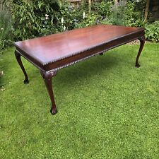 Antique Reproduction Mahogany Regency Style Dining Table Large 6/8 Seater.  