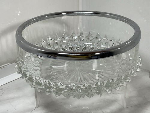 Cut glass fruit bowl - cut,