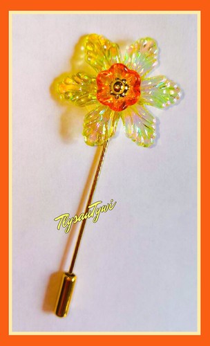 Daffodil pin - daffodil,