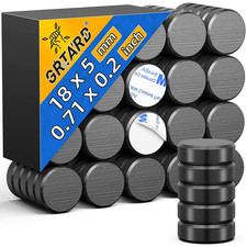 50 Pack Magnet Strong, Fridge Magnets for Crafts, Ceramic Magnet with Adhesiv...