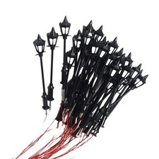 20x Model Trains Lights Miniature Street Lights Lantern Lamp for Scene Diorama