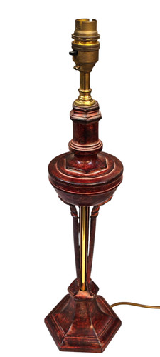 Vintage rochamp table lamp red - lamp,