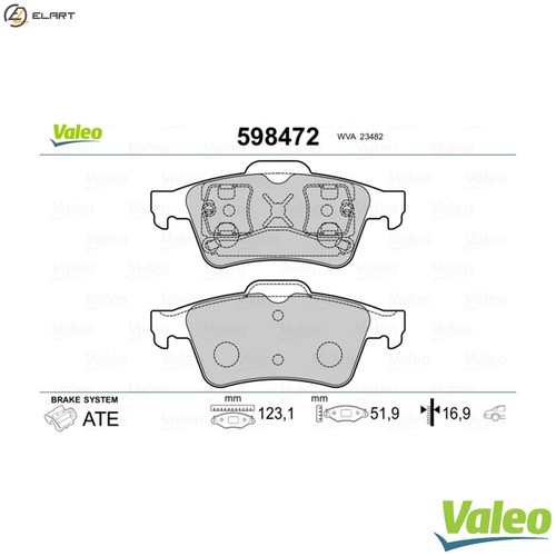 Brake pad set - pad, disc