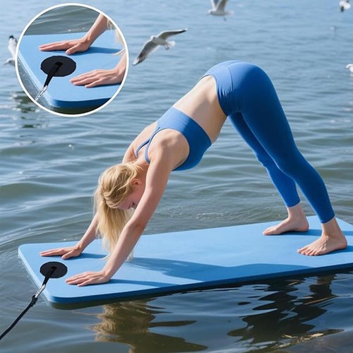 Floating water mat tether - floating,