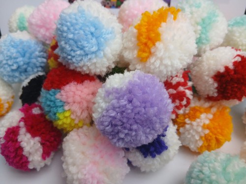Catnip cat wool pom - cat,