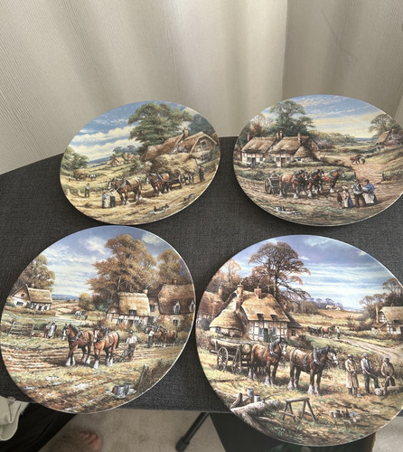 Plates english countryside - plates, of