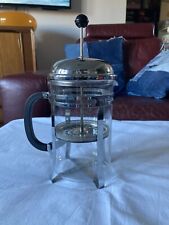 Retro Glass & Stainless Steel 12 Cup Coffee Plunger Pyrex Brand